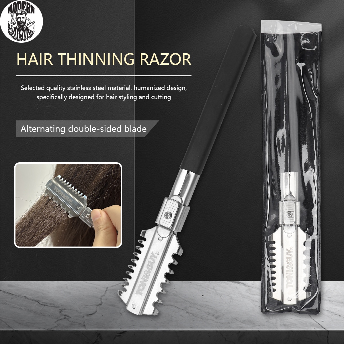 Grooming Men'S Hair - Salon Çift Taraflı Tıraş Saç Kesme