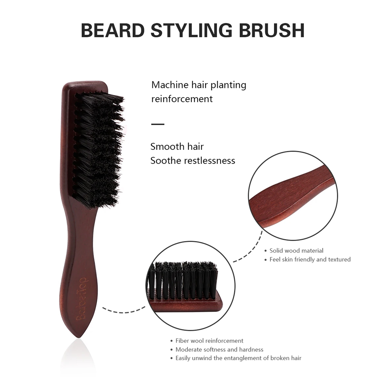 Berber Ahşap Saplı Domuzu Kıl  - Grooming Men'S Hair incelemesi ve fiyatı