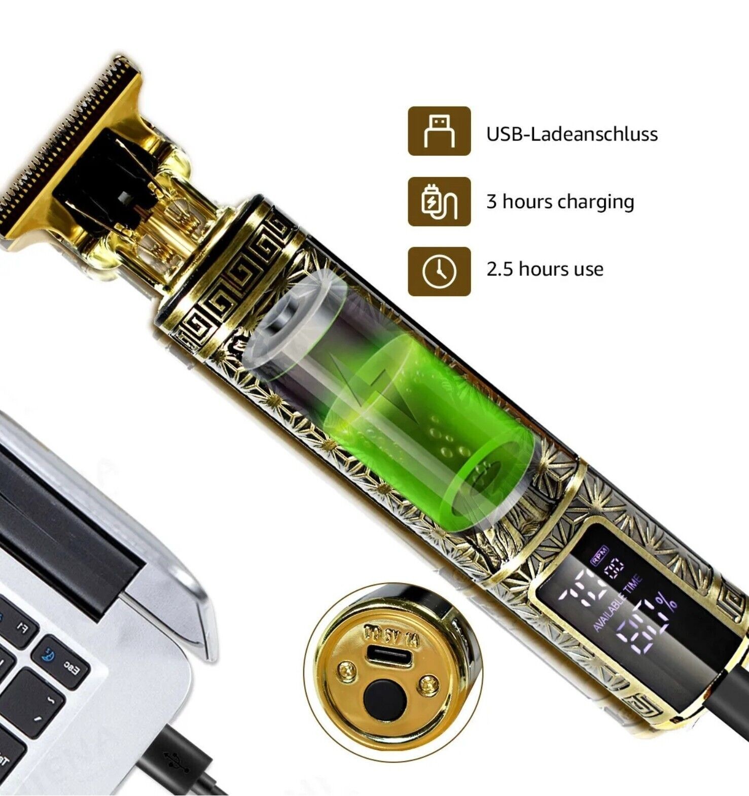 USB Şarjlı Elektrikli Kablosuz - Men'S Grooming Guide incelemesi ve fiyatı